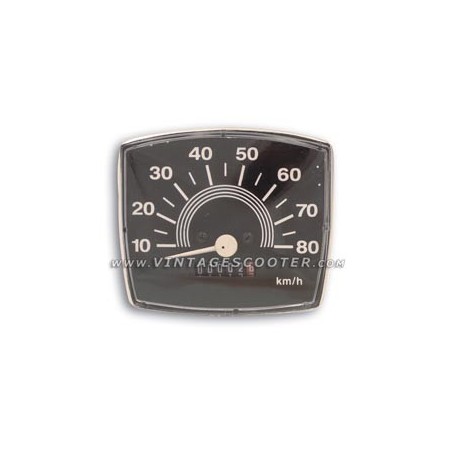 Compteur Vespa 50 Spécial graduation 80 Km/h